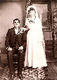 Rev August and Lydia (Leisman) Dumpke.   Wedding Photo. Pastor of EUB Church on Washington Street Gillett