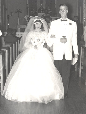 Neil and Marlene (Storzer) Hansen. Wedding Photo. 1957