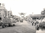  Main Street Parade,  Looking East.  CA 1950s.